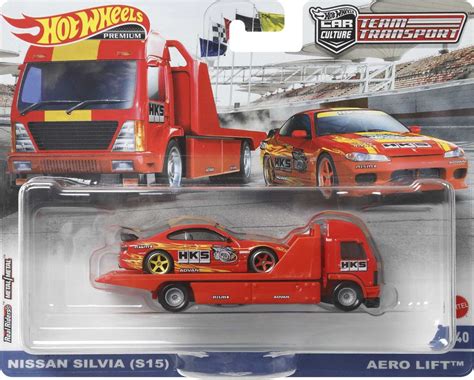 Hot Wheels Car Culture Team Transport Factory Set 18 Total Toy Cars Trucks Styles May Vary