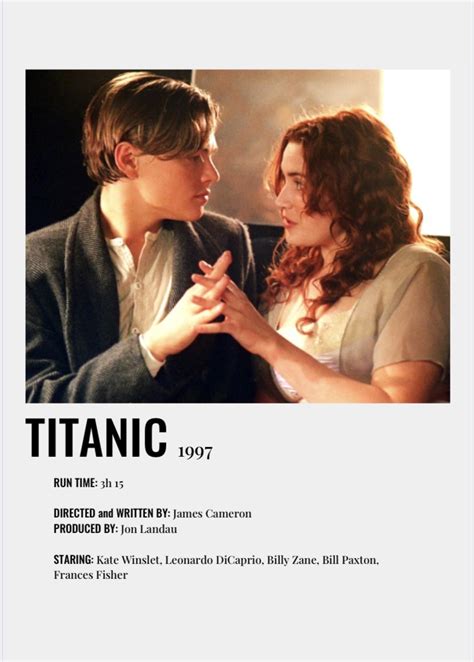 Titanic movie poster – Artofit