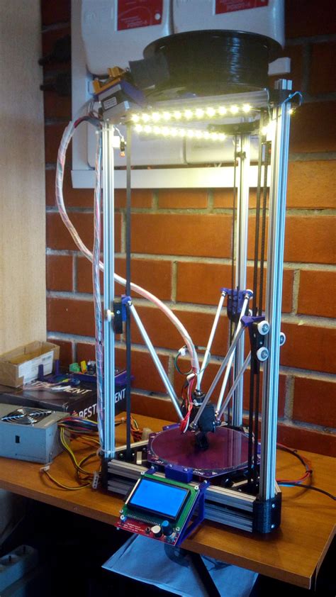 Самосборный 3D-принтер Kossel mini от nqd