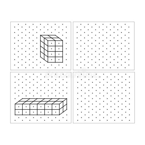 Isometric Cube Grid Seamless Pattern Line Grid Hexagon Texture Mesh Background Stock