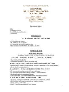 Compendio De La Doctrina Social De La Iglesia Compendio De La