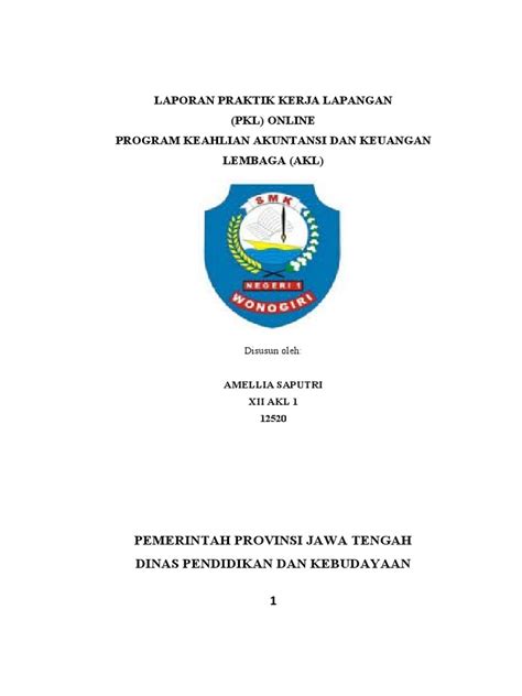 Laporan PKL Akuntansi SMK | PDF