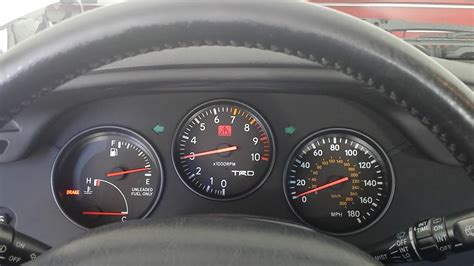 Toyota Supra Trd Tachometer Youtube