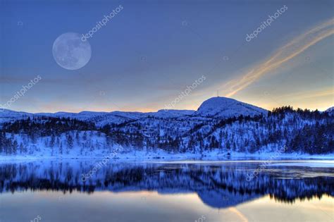 Snowy mountains Stock Photo by ©kjorgen 2450624