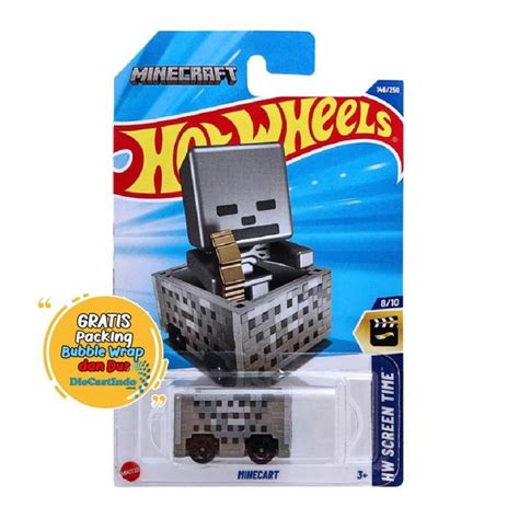 Hot Wheels Hotwheels Lot G Minecraft Abu Abu Lazada Indonesia