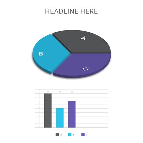 Premium Vector Pie Chart Infographic Template