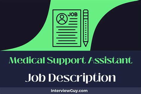 Medical Support Assistant Job Description Updated For