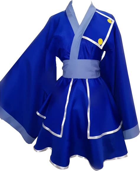 Amazon Nsoking Anime Cosplay Maes Hughes Costume Blue Womens