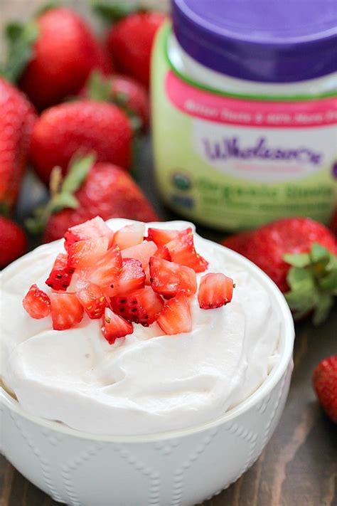 Strawberry Cheesecake Dip Yummy Healthy Easy