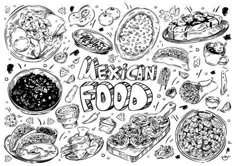 Printable Mexican Food Coloring Pages : Maybe you would like to learn ...