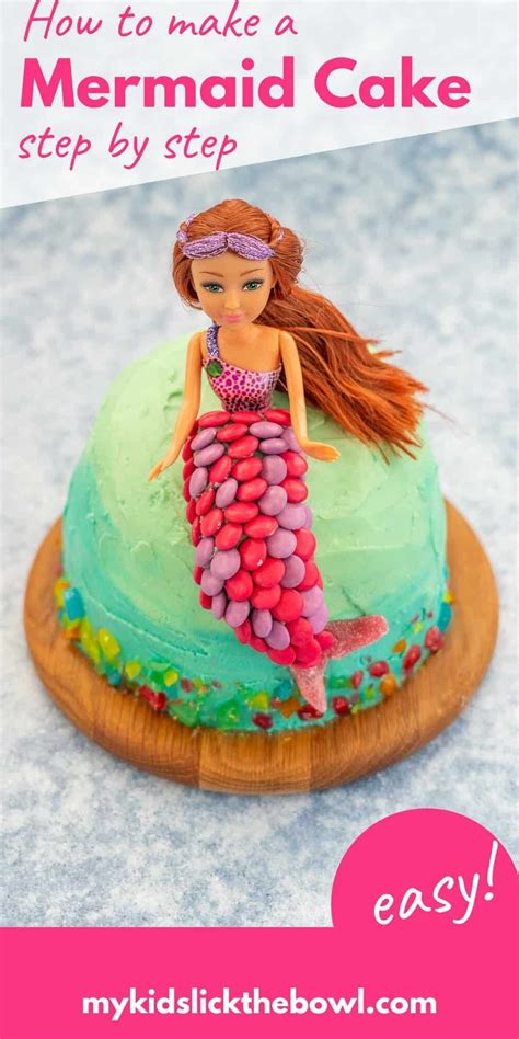 Do You Know A Mermaid Fan This Is An Easy Mermaid Birthday Cake