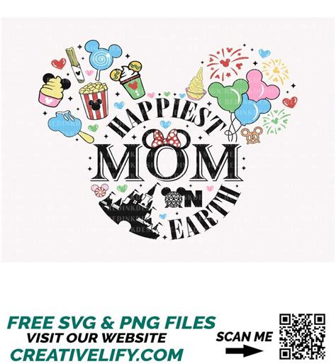 Happiest Mom On Earth Svg Mother S Day Svg Drinks And Food Inspire