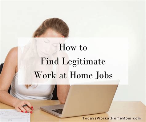 Legitimate Work At Home Jobs Do They Exist Todays Work At Home Mom