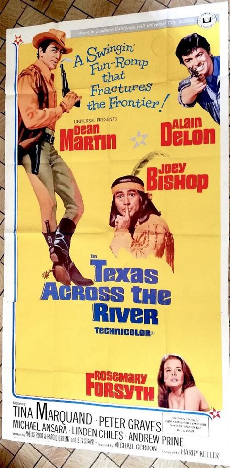 Texas Across The River Original Movie Poster 1966 Movieposter Original