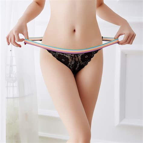 Low Rise Womens Sexy Lace Lady Panties Seamless Cotton Breathable Hollow Briefs Solid Candy