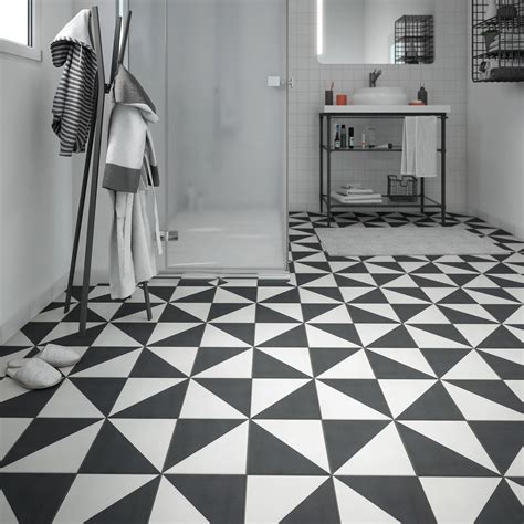 Carrelage Motif Noir Et Blanc Carrelage Mosa Que En C Ramique Blanc