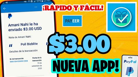 NUEVA APP Poll Bizblite 3 Prueba de Pago Aplicación Para