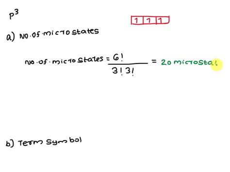 SOLVED For The P3 Electron Configuration A Determine The Number Of