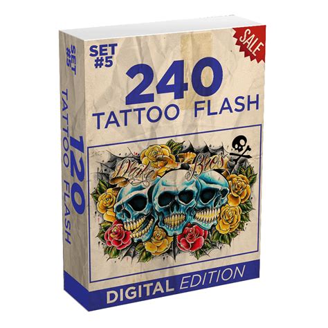 240 Tattoo Flashes Set 5 Digital Hive