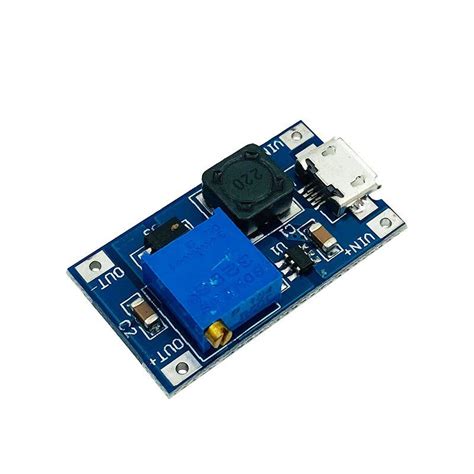 Mt3608 Dc Dc Adjustable Boost Module 2a Boost Plate Step Up Module With