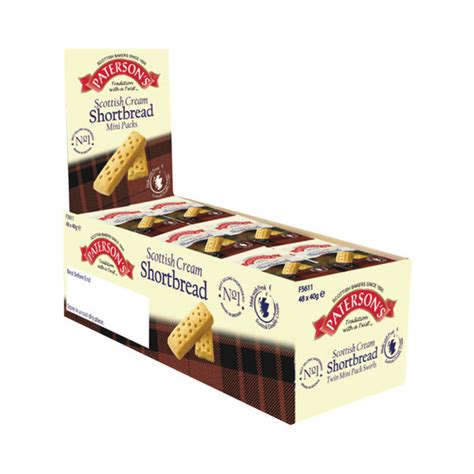 Patersons Scottish Shortbread Fingers Pack Of 48 0401228