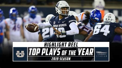 Utah State Football Top 5 Plays Of The 2019 Season Stadium Youtube