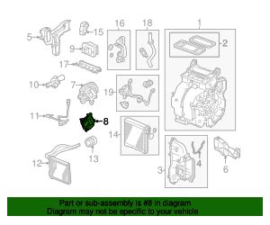 Tm A Motor Assembly Air Mix Honda Genuine