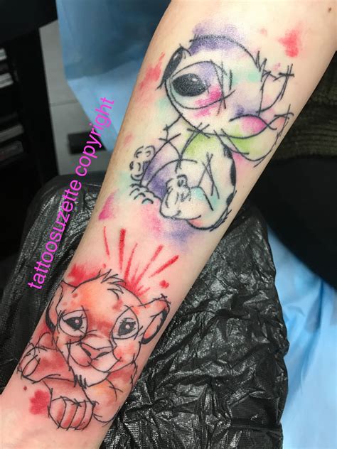 Tatouage Disney Aquarelle Disney Tattoos Disney Sleeve Tattoos