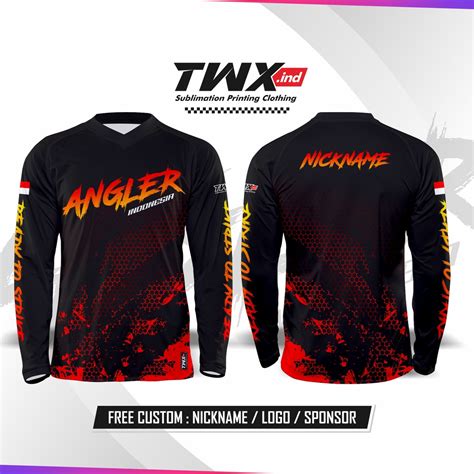 Jual KAOS JERSEY MANCING ANGLER INDONESIA CUSTOM FULL PRINTING Shopee