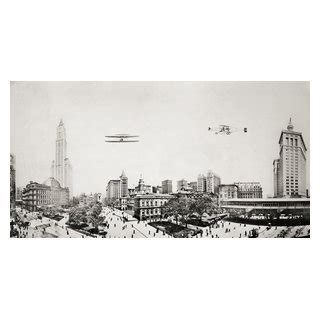 City Hall Park Panorama New York Print X Contemporary