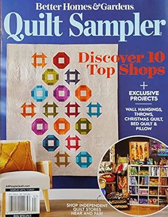 Quilt Sampler Magazine Issue 63 Better Homes Gardens Amazon Books