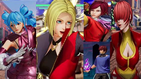 KOF Hot Lady Ryona War B Men Ralf Rugal Yamazaki Kukri Gato VS Kula O Shermie Elisabeth