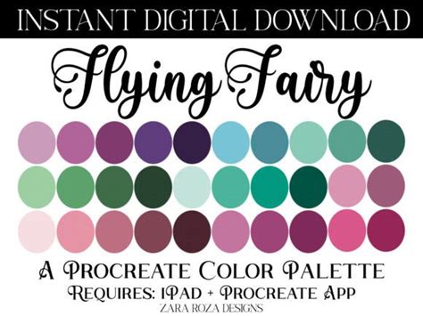 Casually Procreate Color Palette Graphic By Zararozadesigns · Creative