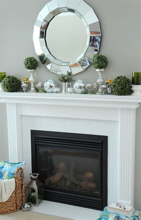 25 Spring Decorating Ideas For Fireplace Mantels Digsdigs