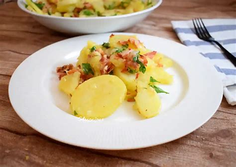 Receta casera de la Ensalada de Patatas con bacón