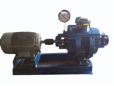 Belt Drive Rotary Vane Pumps Cast Iron Single Stage Water Vacuum Pump