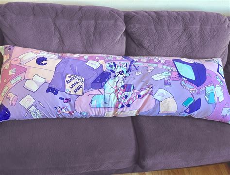 Pastel Alien Dragon Body Pillow Dakimakura Cover Etsy