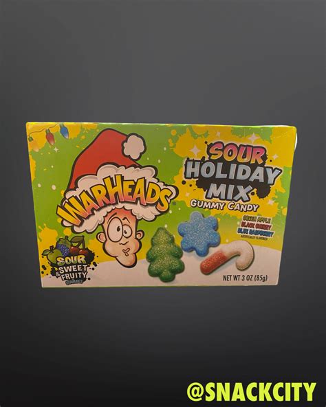 Warheads Sour Holiday Mix Gummies Snack City