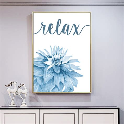 Wall Art - Blue relax - Poster Prints -Canvas Prints - Art Prints ...