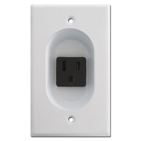 Recessed Wall Switch Plates, Inset Outlet Plug Covers