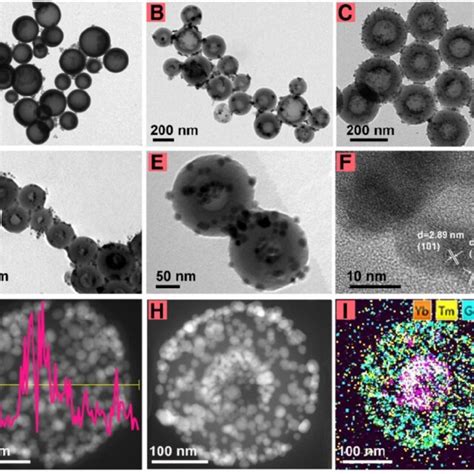 The Morphology And Structure Characterization Tem Images Of Fecu A C