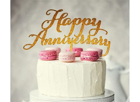 Happy Anniversary Cake Decorations The Cake Boutique