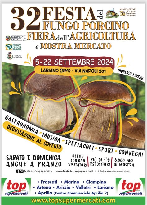 Festa Del Fungo Porcino Lariano Roma Fiera Agricoltura E Mostra Mercato