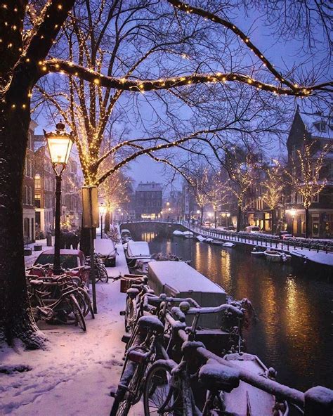 Amsterdam During Winter ️ And Full Of Christmas 🎄 Spirit Whos Ready