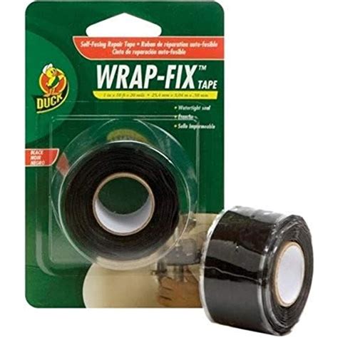 duck wrap fix      ft  black  fusing repair tape wesson