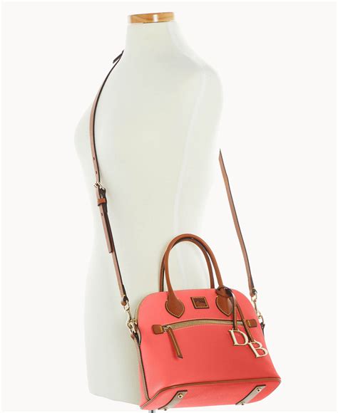 Dooney And Bourke Pebble Grain Domed Satchel