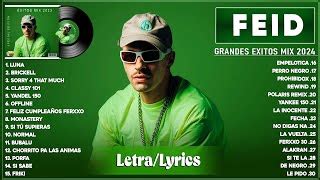 Feid Playlist 2024 Letra Lyrics 30 Las Mejores Canciones De Feid