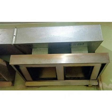 Stainless Steel Commercial Kitchen Chimney Hood For Restaurant