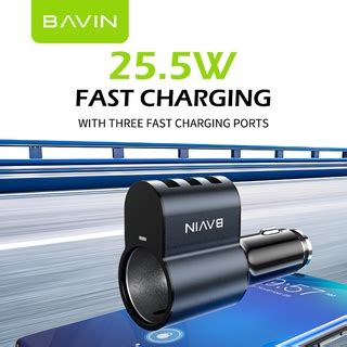 Bavin Cm Universal A Quick Car Charger Usb Port Slots Fast