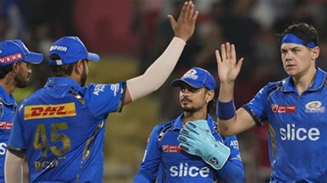 Ipl Mi Vs Pbks Mumbai Indians Beat Punjab Kings By Nine Runs